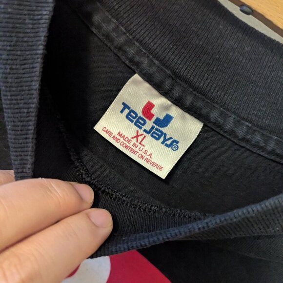 RARE Authentic Vintage Red Hot Chili Peppers Long Sleeve Concert T-Shirt Aztec - Picture 13 of 16